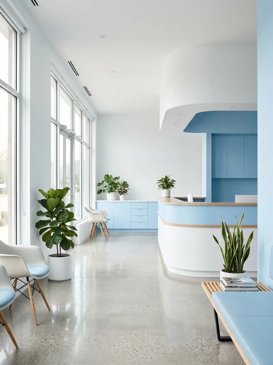 Coastal Dental's bright, welcoming reception area